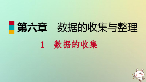【精品推荐】2020年秋七年级数学上册第六章数据的收集与整理6.1数据的收集导学课件新版北师大版
