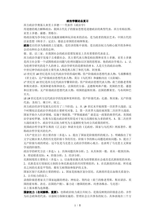 政治学概论