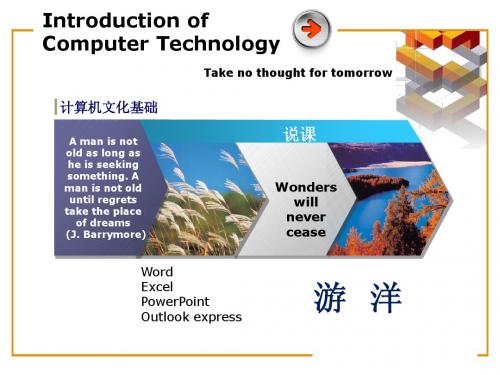 《计算机文化基础》综合说课