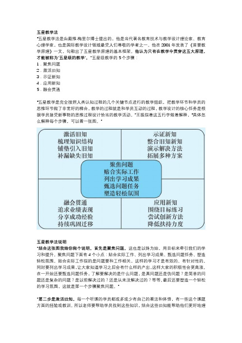 五星教学法