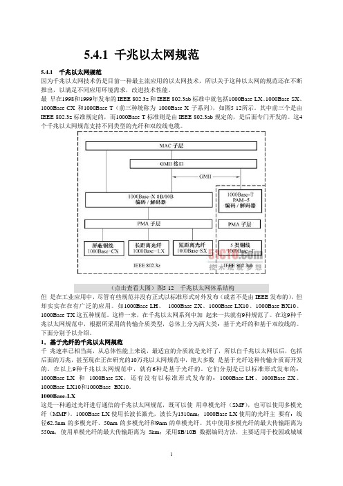 千兆以太网规范