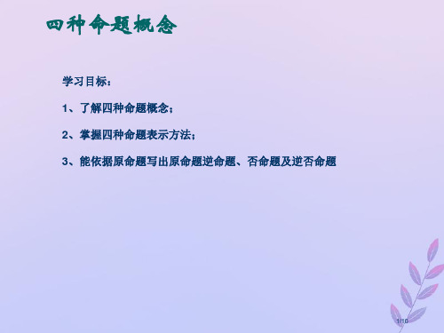 高中数学第一章常用逻辑用语1.1命题备课全国公开课一等奖百校联赛微课赛课特等奖PPT课件