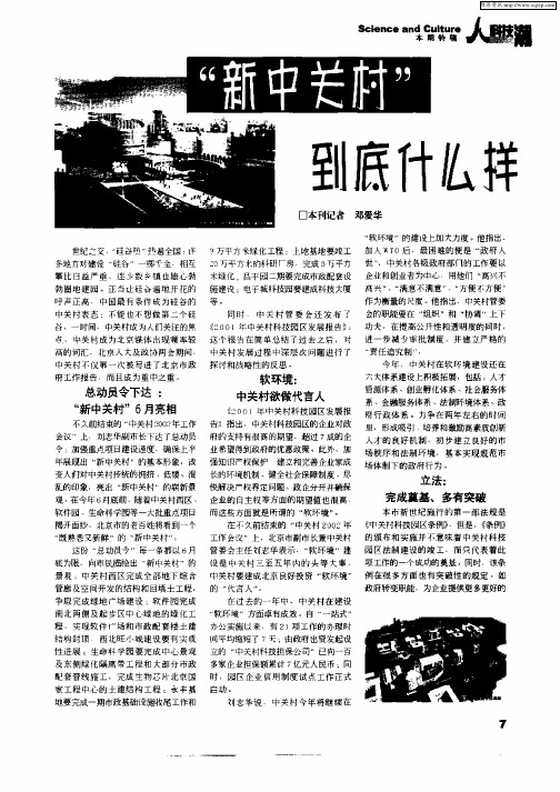 “新中关村”到底什么样