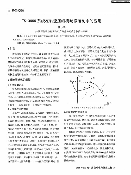 TS-3000系统在轴流压缩机喘振控制中的应用