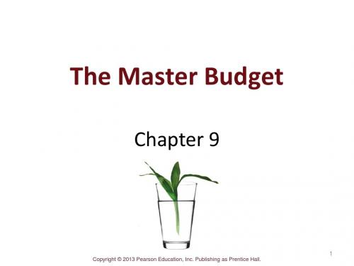 managerial acct chapter 9