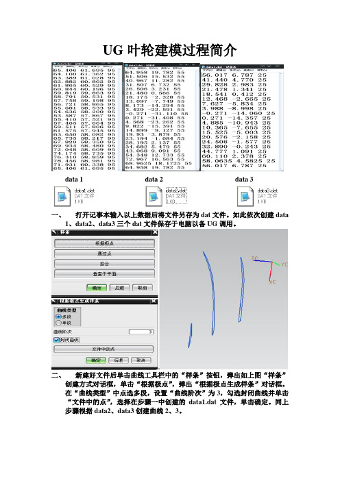 UG叶轮建模过程