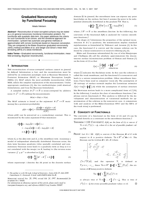 Graduated Nonconvexity by Functional Focusing