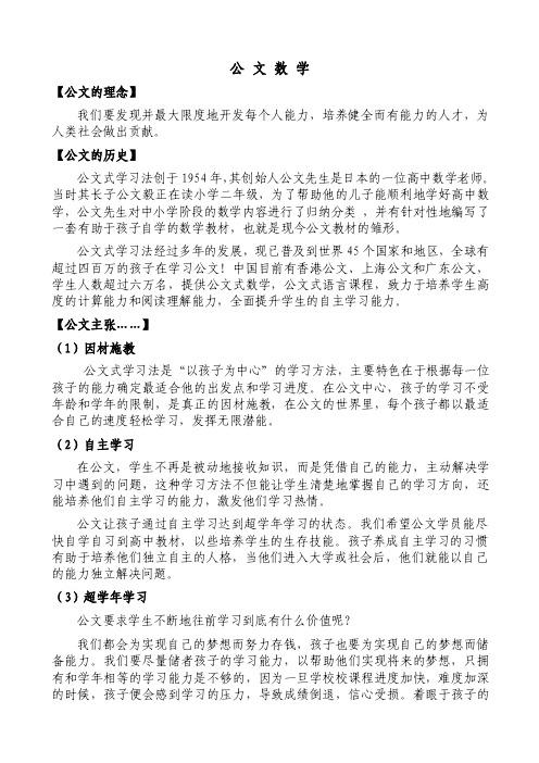 公文数学——精选推荐