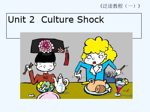 《泛读教程1-》Unit-2：Culture-Shock PPT