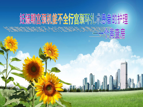 妇科个案查房