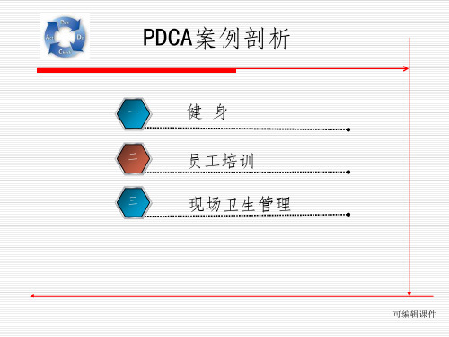 PDCA简单案例PPT课件