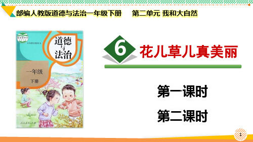 最新2024部编版道德与法治一年级下册第二单元 我和大自然《花儿草儿真美丽》优质课件