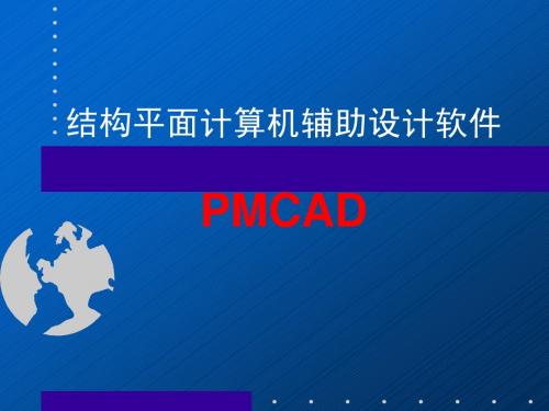 PMCAD功能介绍(讲稿)