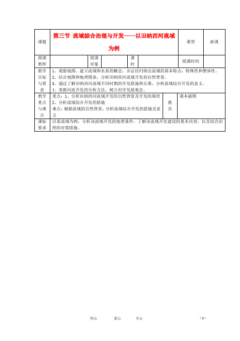 高中地理 2.4 区域农业的可持续发展1教案 湘教版必修3