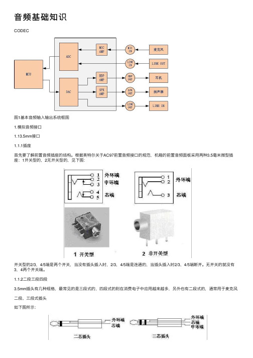 音频基础知识