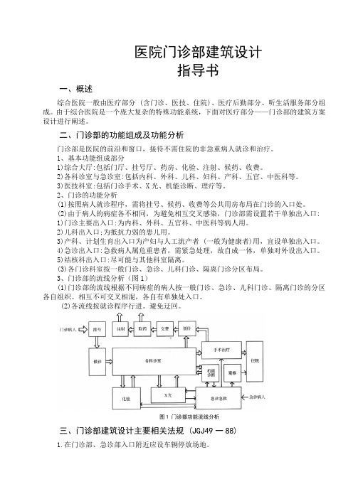 医院门诊部建筑指导书