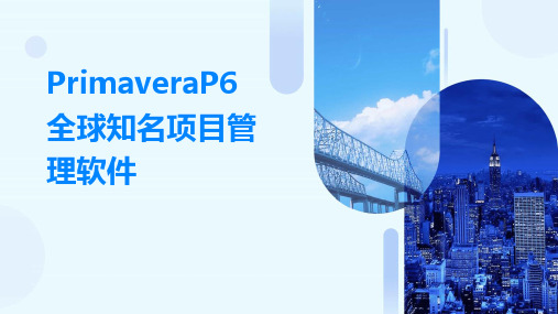 PrimaveraP6全球知名项目管理软件