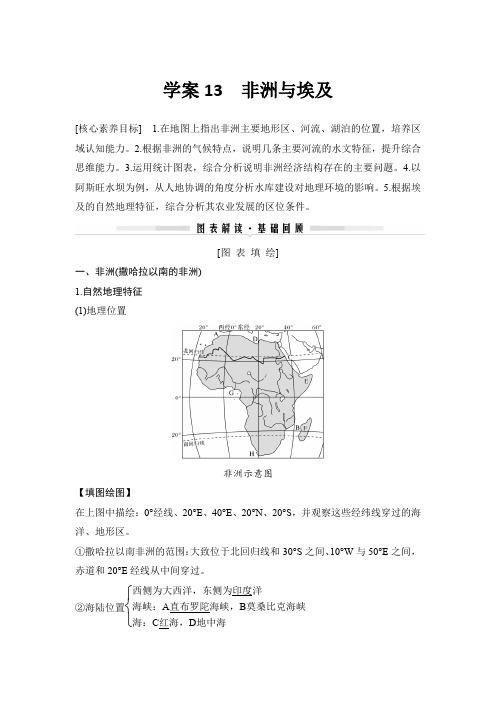 20-21版：学案13    非洲与埃及