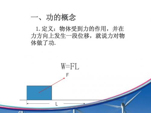 高一物理 功(精简)