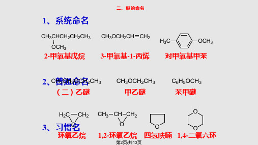 有机化学7醇酚醚