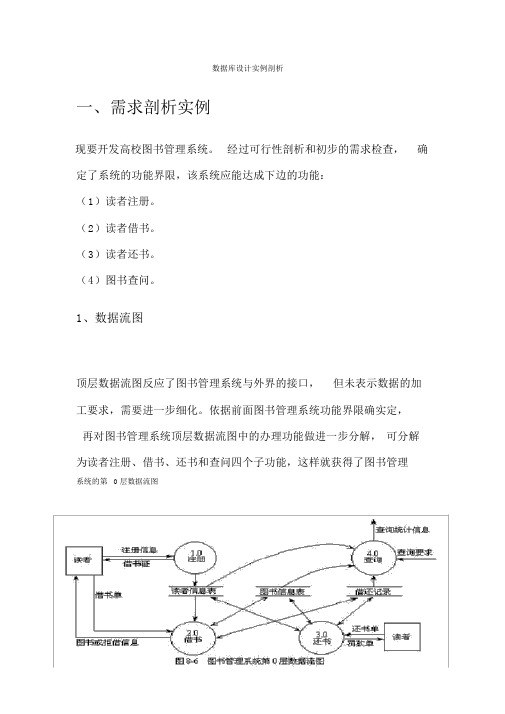 图书馆数据库设计实例