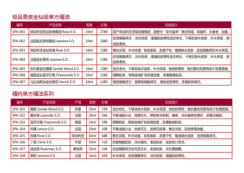 极品贵族金钻级单方精油