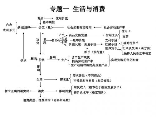 高中政治知识体系图表(完整版)