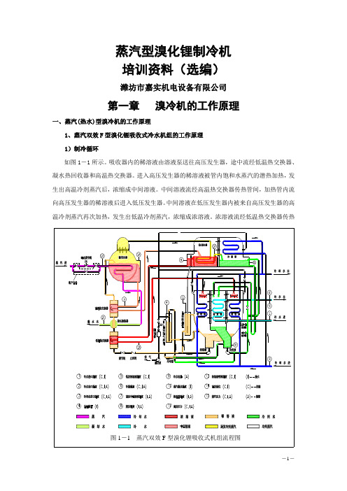 蒸汽型溴化锂机组教材