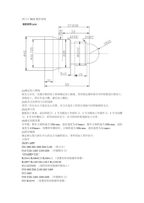 西门子802S数控系统实例