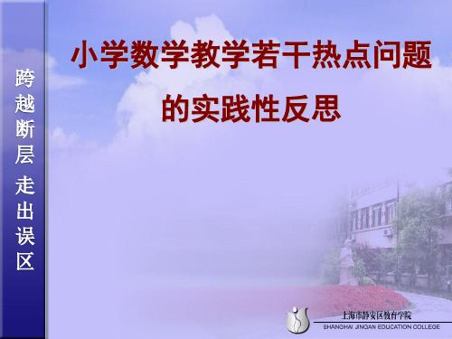 小学数学课堂教学热点问题实践性反思
