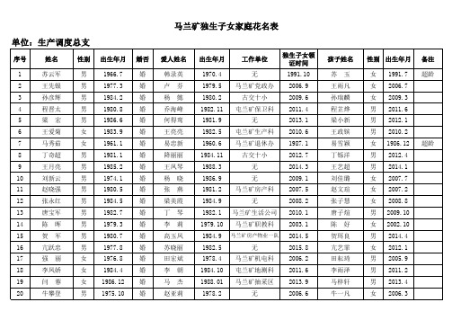 计生摸底表2015 (1) (1)