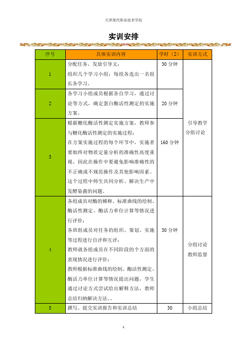 05-01-013实训指南-糖化酶活力测定(精)