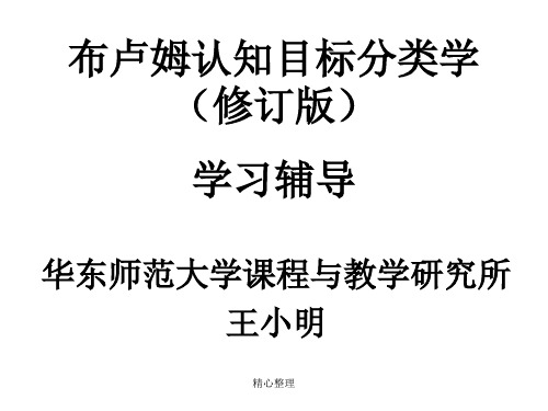 华东师范大学课程与教学研究所王小明演示课件.ppt