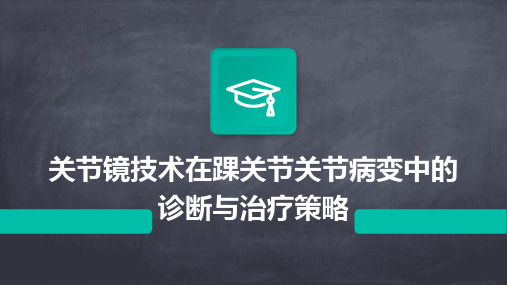 关节镜技术在踝关节关节病变中的诊断与治疗策略