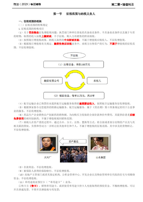 税法考试习题放基础培训讲义-第06讲_征税范围与纳税义务人(3)