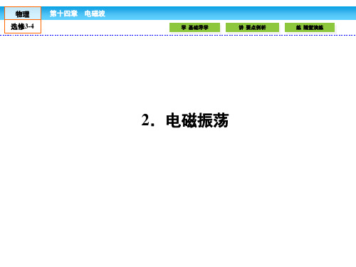 人教版高中物理选修3-4课件14.2电磁振荡