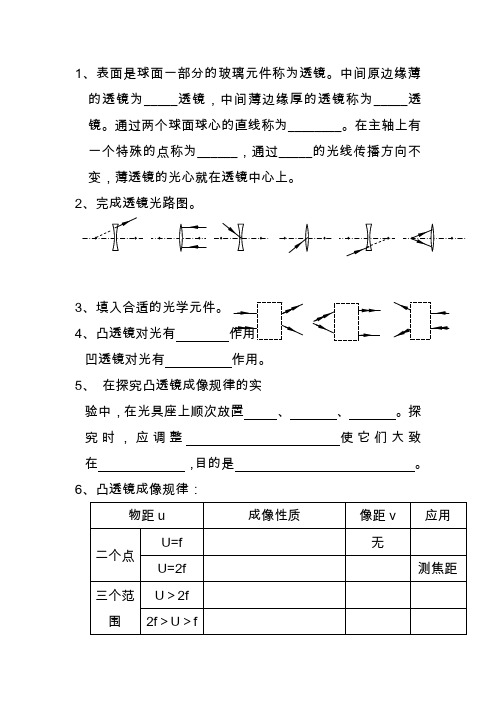 2020年中考物理复习-光现象