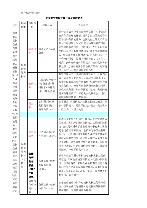 客户经理培训资料