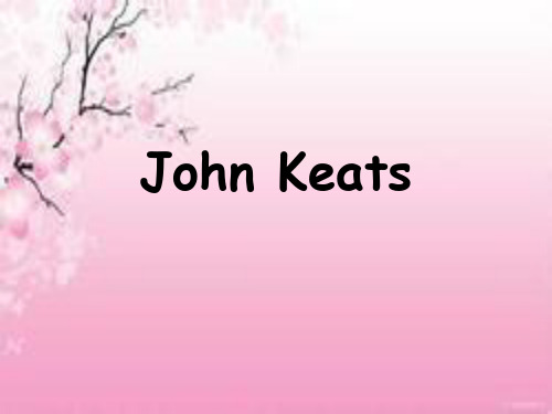 John Keats    文学