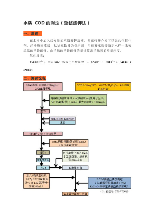 水质 COD的测定方法和注意事项(重铬酸盐法)