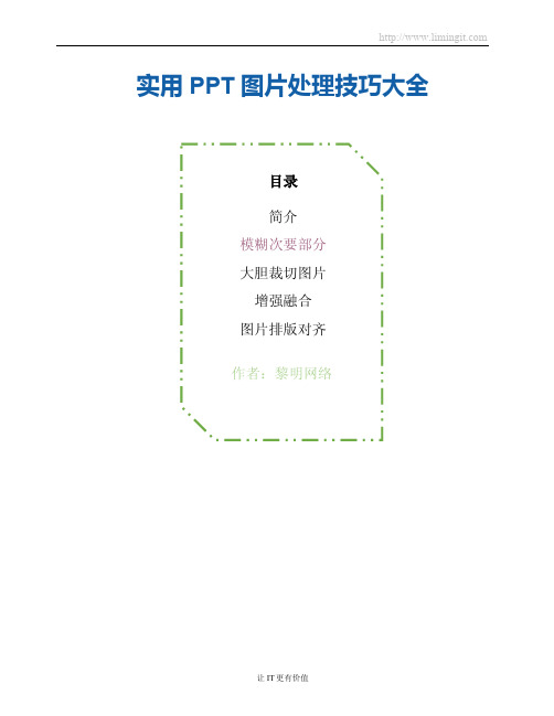 实用PPT图片处理技巧大全