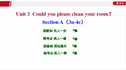 最新人教版八年级下册英语Unit 3  Section A(3a-4c)