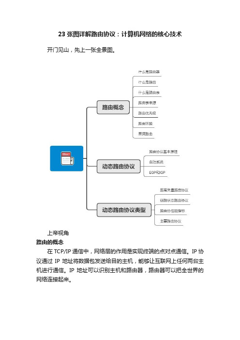 23张图详解路由协议：计算机网络的核心技术