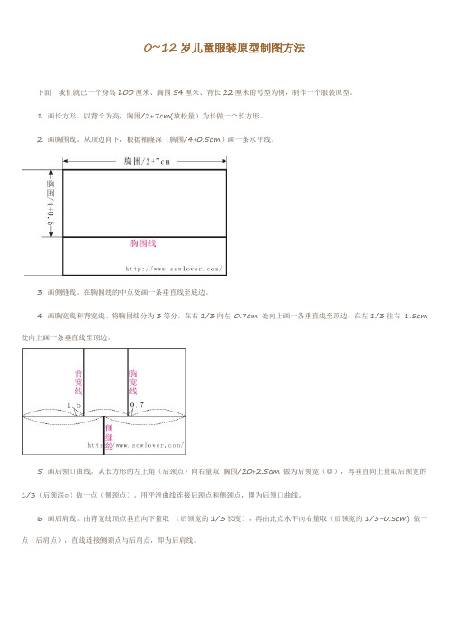 童装日本原型图纸教程