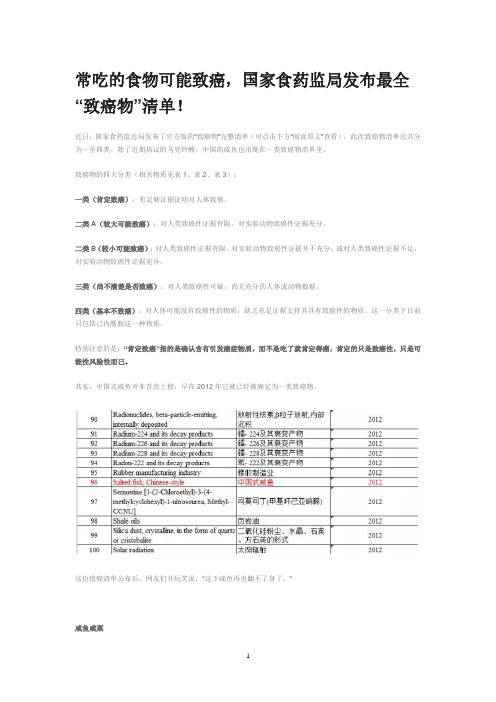 致癌物清单(2020年整理).pdf