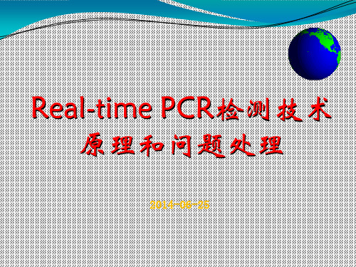 Realtime PCR检测原理和问题处理