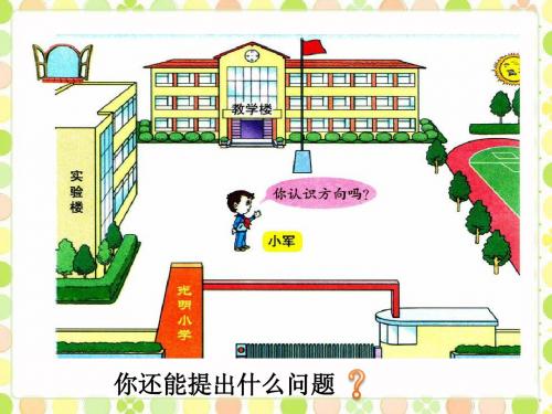 青岛版(五四制)数学二年级上册 5《认识方向》课件