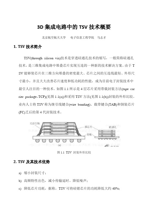 3D集成电路中的TSV技术概要