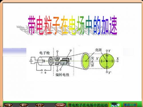 带电粒子在电场中的加速.