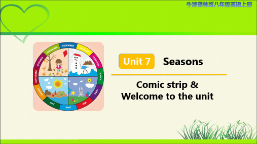 牛津译林版八年级英语上册Unit 7 Seasons Comic strip示范公开课教学课件